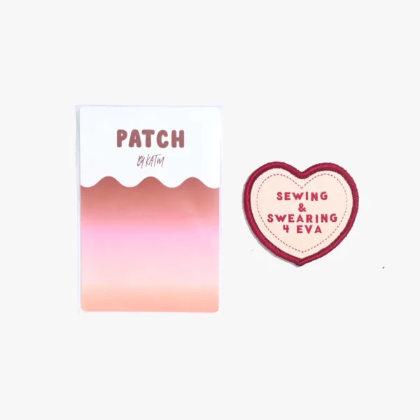 Kylie and the Machine "Sewing & Swearing 4 Eva" Iron On Patch - Image 3