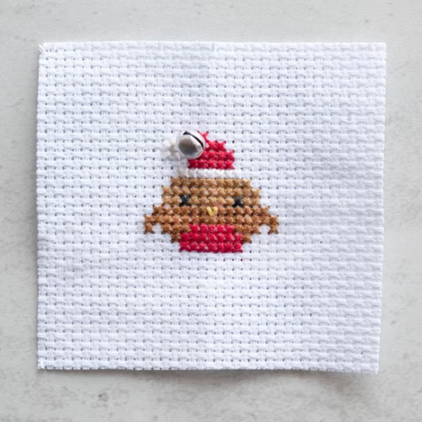 Marvling Bros Kawaii Cross Stitch Christmas Robin Perfect In a Matchbox - Image 3
