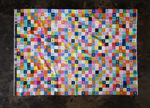 Ruby Star Society Collaborative Selvedge Letters Multi - Image 2