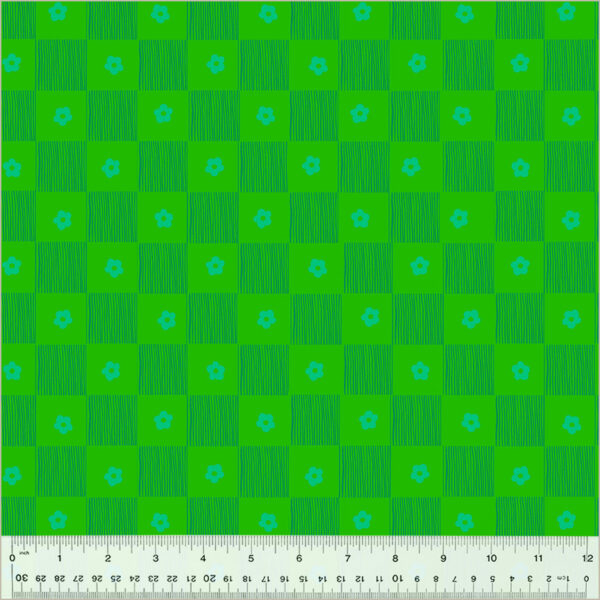 Windham Fabrics Heather Ross Ruby and Bee Blenders Footpath Clover