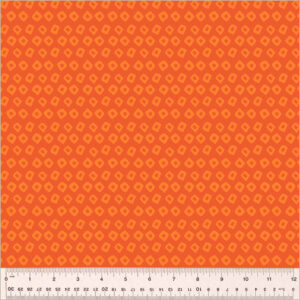 Windham Fabrics Heather Ross Ruby and Bee Blenders Shibori Mandarin Marigold