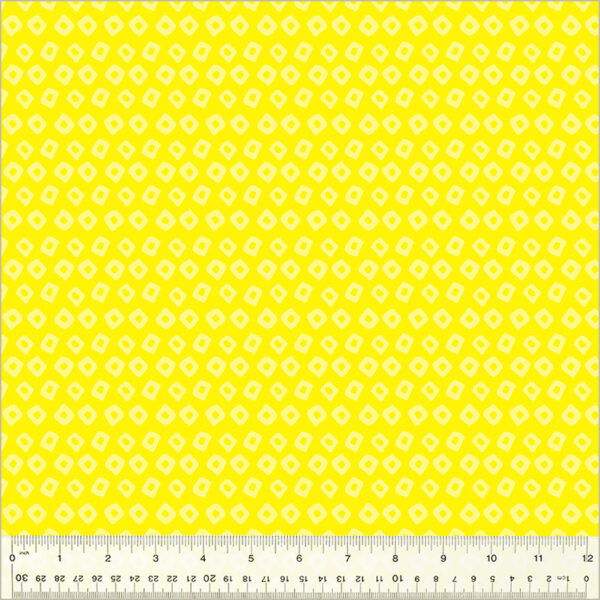 Windham Fabrics Heather Ross Ruby and Bee Blenders Shibori Meyer Daffodil