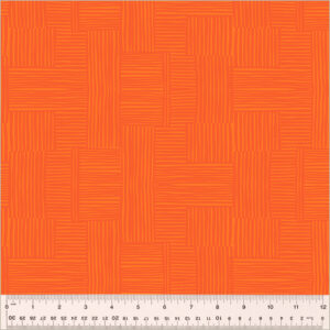 Windham Fabrics Heather Ross Ruby and Bee Blenders Woven Marigold Mandarin
