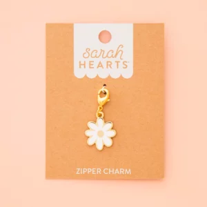 Sarah Hearts White Daisy Charm