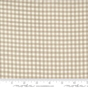 Moda Fabrics French General Woven Gingham 1/4" Roche Pearl (REMNANTS)