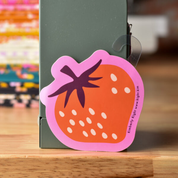 Kimberly Kight Strawberry Sticker