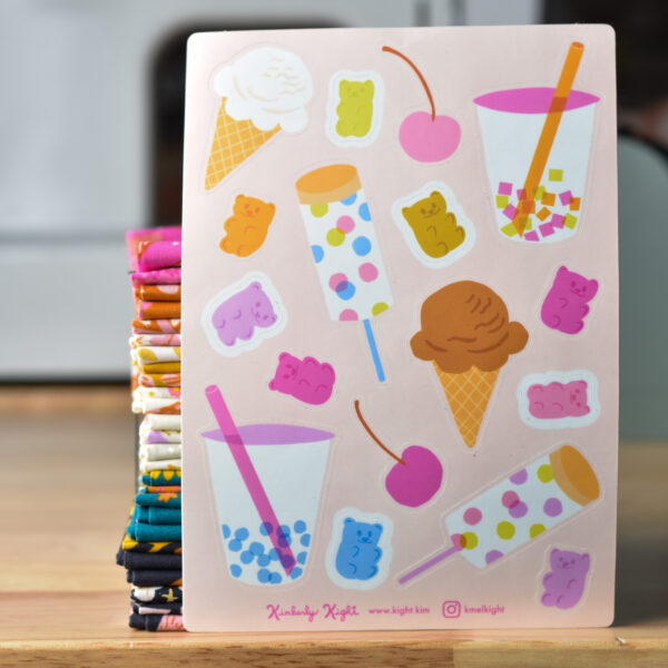 Kimberly Kight Sugar Cone Sticker Sheet
