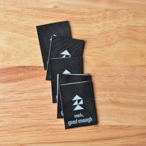 Sewtopia Meh, Good Enough Woven Labels