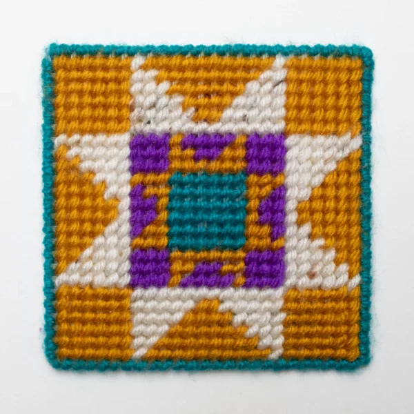Make & Mend Quilt Block Needlepoint Kit - Image 2