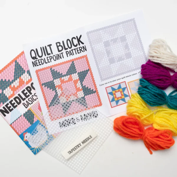 Make & Mend Quilt Block Needlepoint Kit