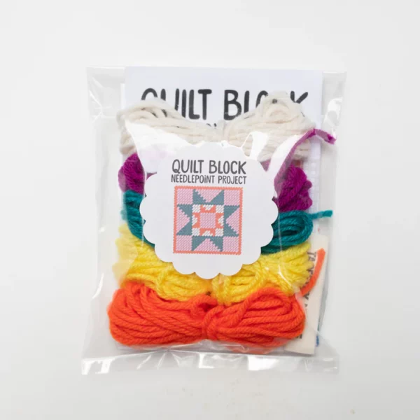 Make & Mend Quilt Block Needlepoint Kit - Image 3