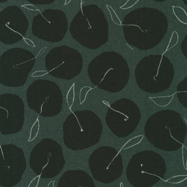 Robert Kaufman Fabrics Anna Graham Orchard Run Apples Charcoal