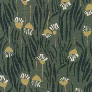 Robert Kaufman Fabrics Anna Graham Orchard Run Flowers Charcoal