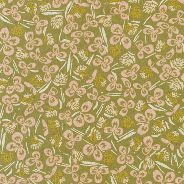 Robert Kaufman Fabrics Anna Graham Orchard Run Plants Taupe