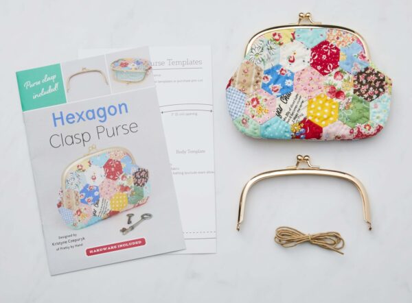 Zakka Workshop Hexagon Clasp Purse Pattern + Hardware - Image 3