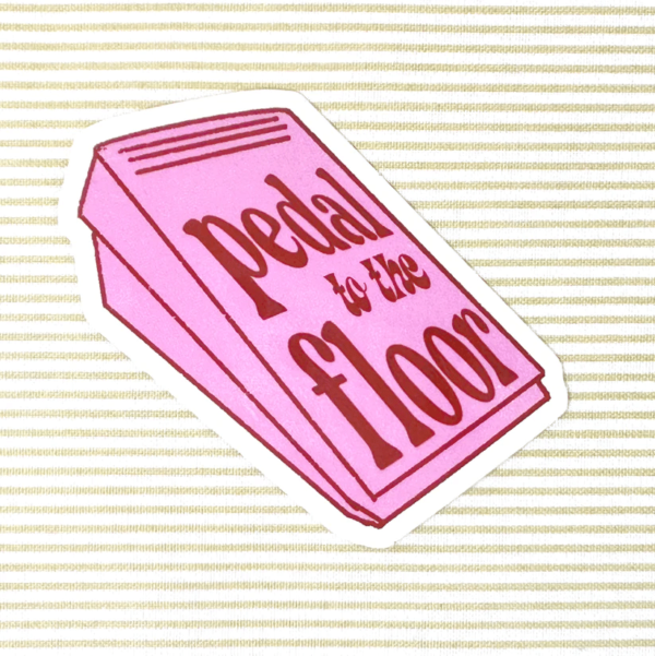 Feral Notions Petal to the Floor Sticker