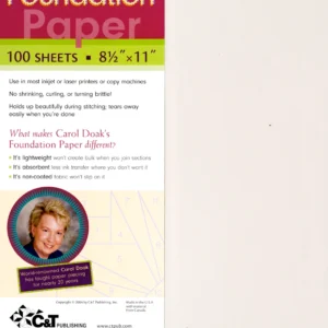 C&T Publishing Carol Doak's Foundation Paper Pack