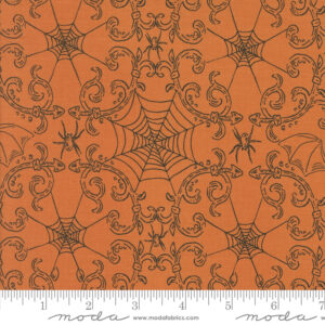 Moda - Stacy Iest Hsu Home Sweet Haunt Iron Rod Spider Webs Pumpkin