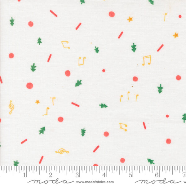 Moda Fabrics Lizzy House Tiny Christmas Sprinkles Snow