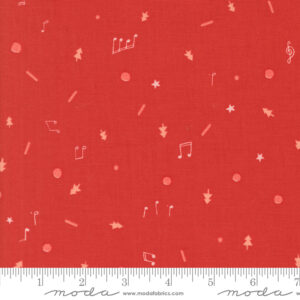 Moda Fabrics Lizzy House Tiny Christmas Sprinkles Christmas Red