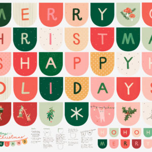 Moda Fabrics Lizzy House Tiny Christmas Garland