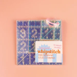 Feral Notions Mini Squares Set - Iridescent Quilting Rulers