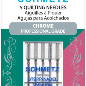 Schmetz Chrome Quilting Needle 5ct, Size 75/11