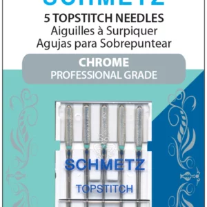 Schmetz Chrome Topstitch Needle 5ct, Size 90/14