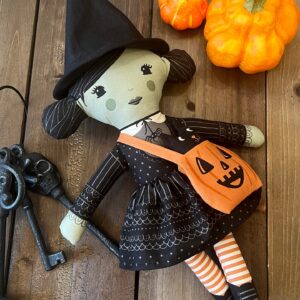 Moda - Stacy Iest Hsu Home Sweet Haunt Witch Doll Panel