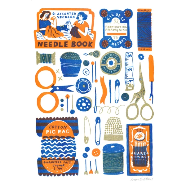 The Printed Peanut Sewing Collection Riso Print