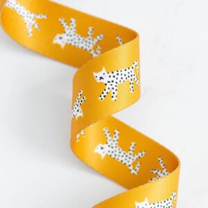 Ruby Star Society + Stitch Supply Co Snow Leopards Webbing 1-1/2"