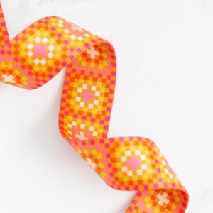 Ruby Star Society + Stitch Supply Co Granny Square Caramel Webbing 1-1/2"