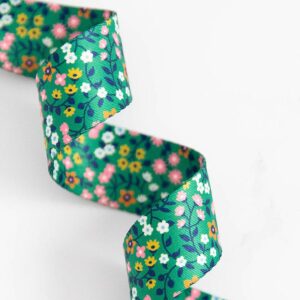 Ruby Star Society + Stitch Supply Co Clothesline Floral Webbing 1-1/2"