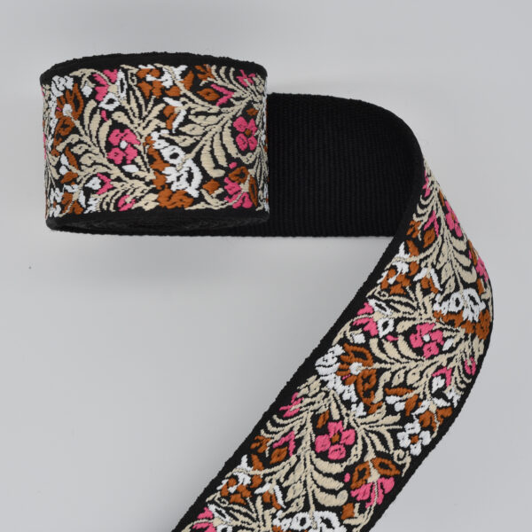 Botanical Pink Webbing 2"