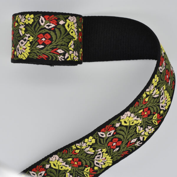 Botanical Red Webbing 2"