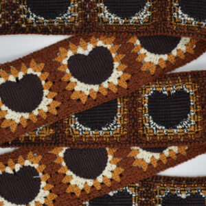 Heart Crochet Webbing 2-1/2"