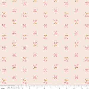 Riley Blake Designs Minki Kim Sunsetridge Scissors Blush