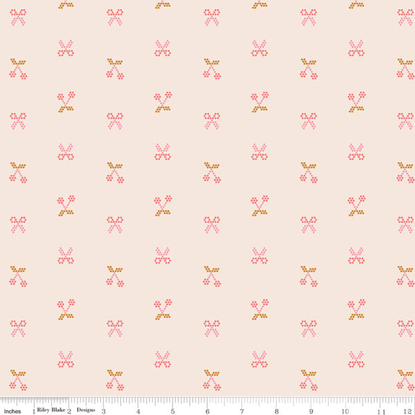 Riley Blake Designs Minki Kim Sunsetridge Scissors Blush