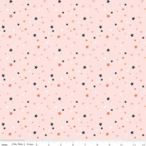 Riley Blake Designs My Minds Eye Hey Pumpkin Stars Blush