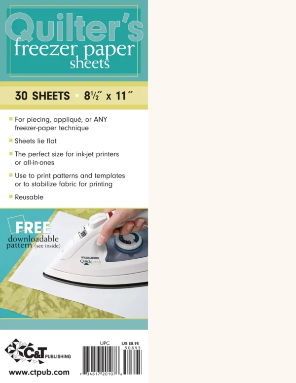 C&T Publishing Quilters Freezer Paper Pack