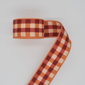 Check Crimson Webbing 1-1/2"