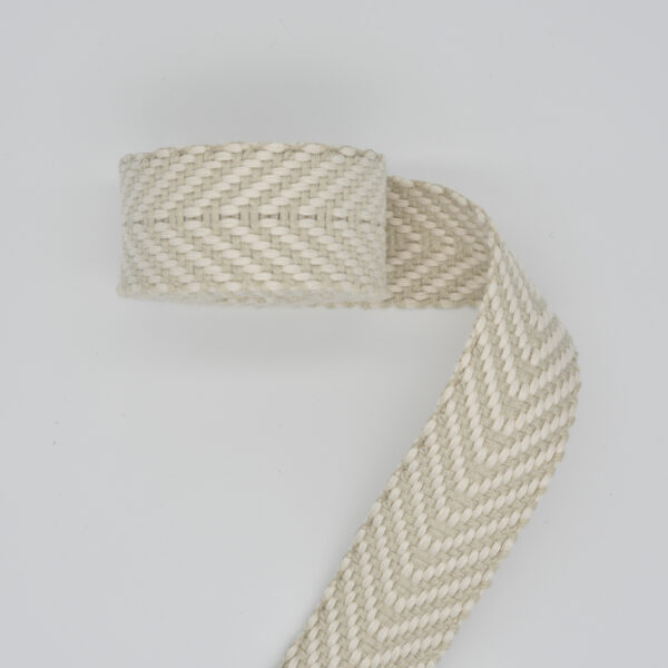 Chevron Natural Webbing 1-1/2"