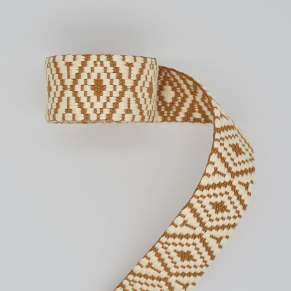 Diamond Back Leather Webbing 1-1/2"