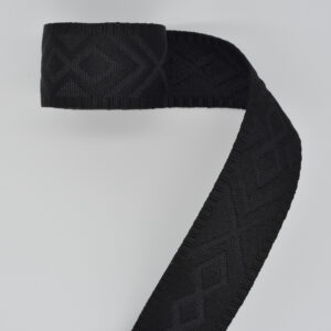 Embossed Black Webbing 1-1/2"