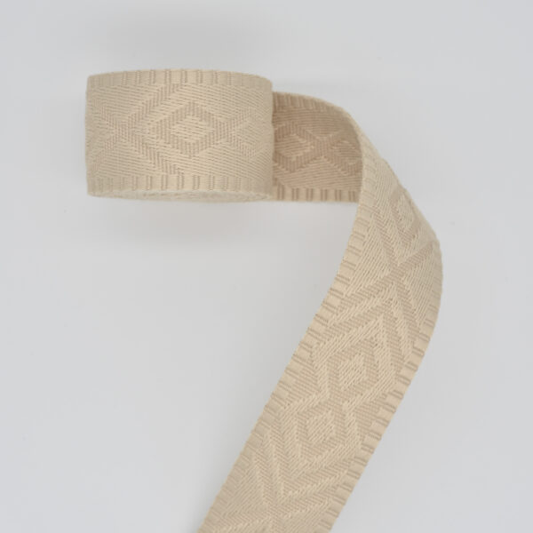 Embossed Natural Webbing 1-1/2"