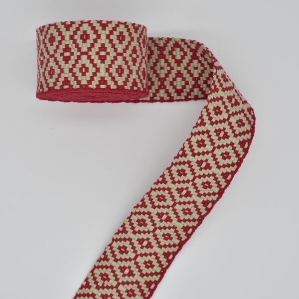 Mosaic Ruby Webbing 1-1/2"