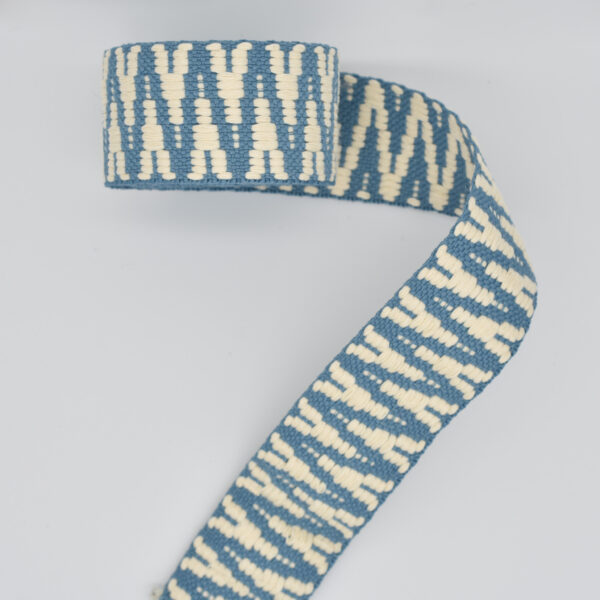 Zig Zag Delft Webbing 1-1/2"