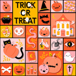 PBS Fabrics Mystical Manor Tiles