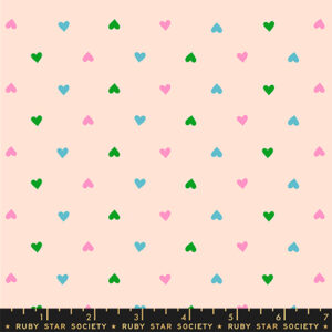 Ruby Star Society Melody Miller Best Day Ever Hearts Peach Cream