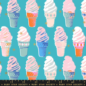 Ruby Star Society Melody Miller Best Day Ever Ice Cream Metallic Dark Turquoise